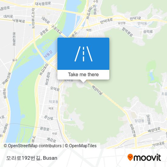 모라로192번길 map