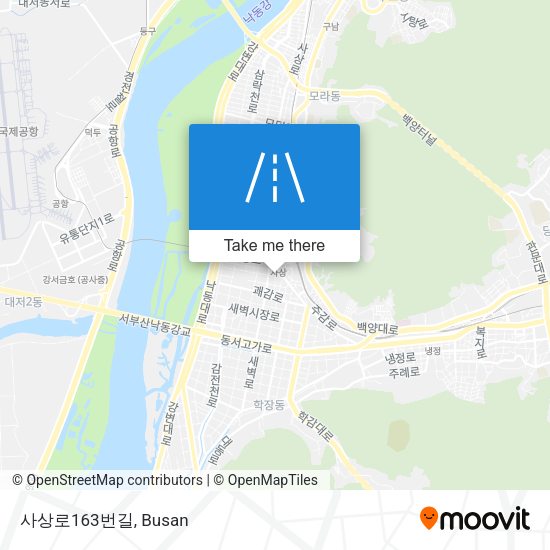 사상로163번길 map