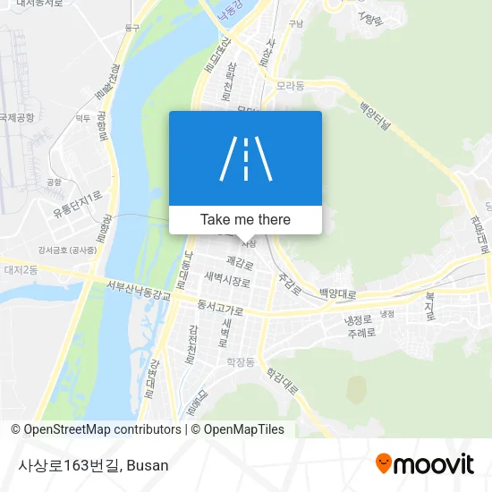 사상로163번길 map