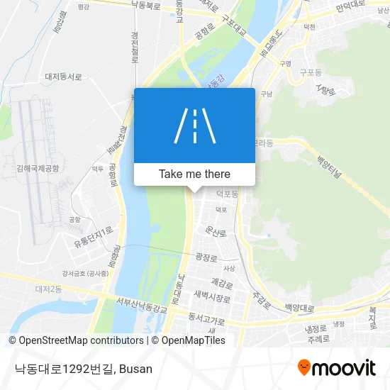 낙동대로1292번길 map