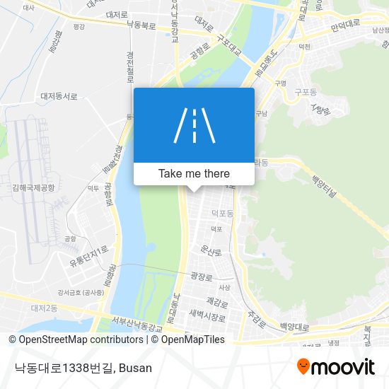 낙동대로1338번길 map