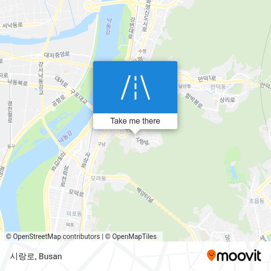 시랑로 map