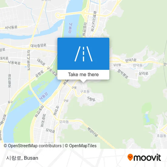 시랑로 map