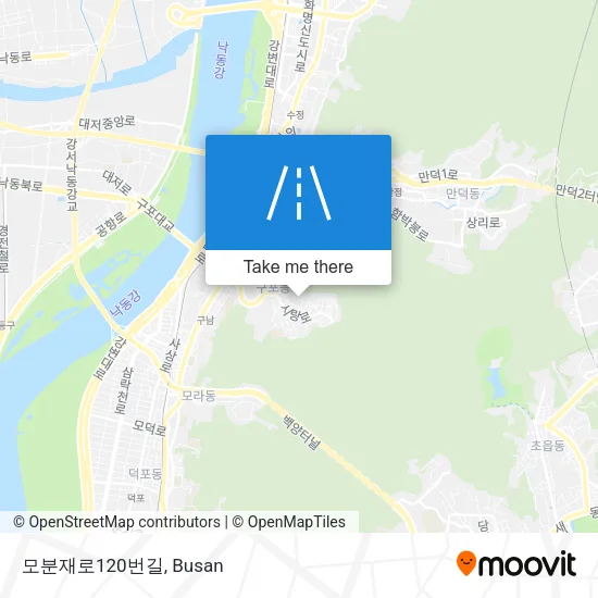 모분재로120번길 map