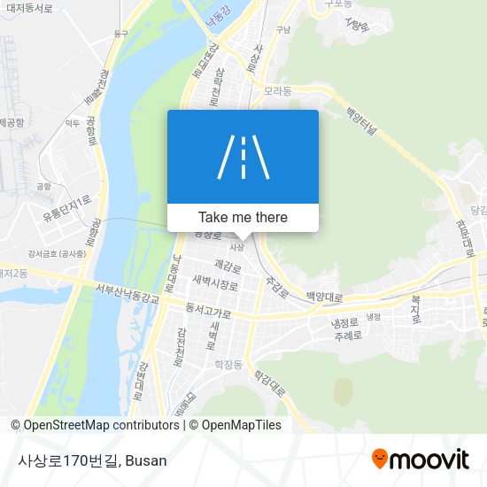 사상로170번길 map
