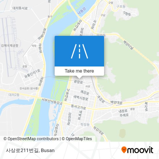 사상로211번길 map