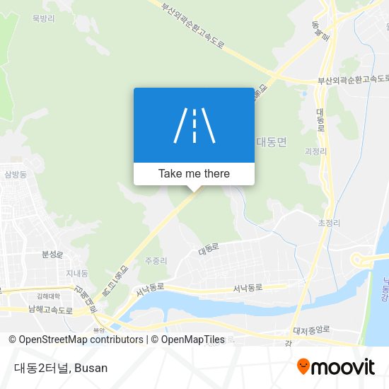 대동2터널 map