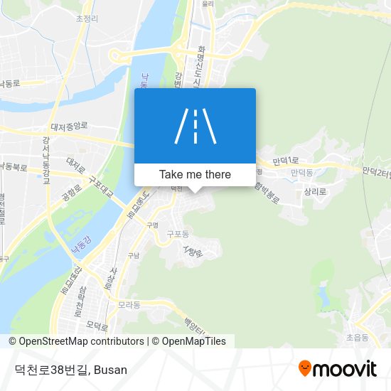 덕천로38번길 map