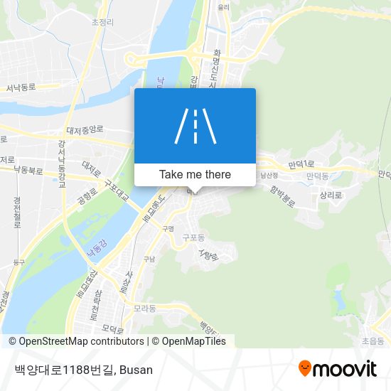 백양대로1188번길 map