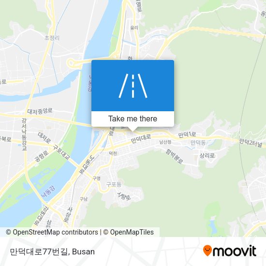 만덕대로77번길 map