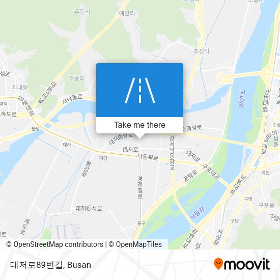 대저로89번길 map