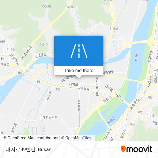 대저로89번길 map
