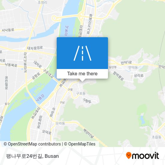 팽나무로24번길 map
