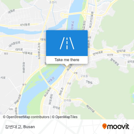 강변대교 map