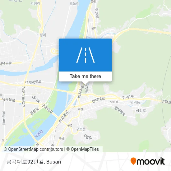 금곡대로92번길 map