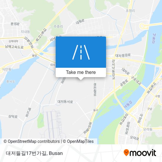 대저들길17번가길 map