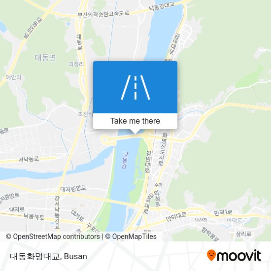 대동화명대교 map