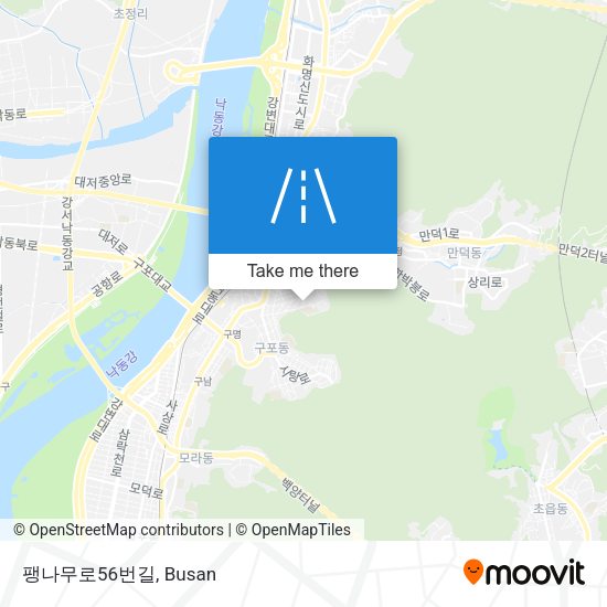 팽나무로56번길 map