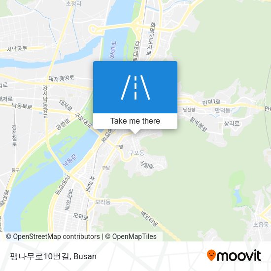 팽나무로10번길 map