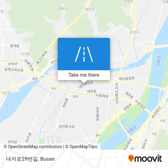 대저로29번길 map