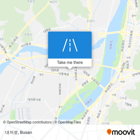 대저로 map