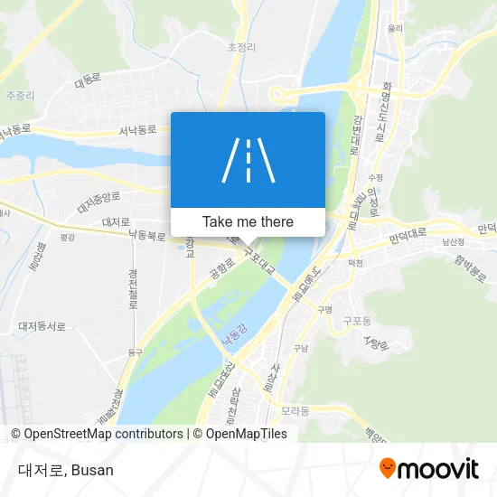 대저로 map