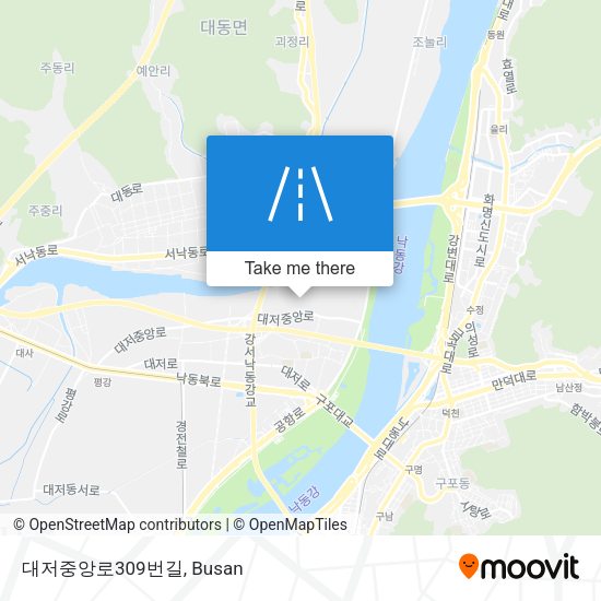 대저중앙로309번길 map