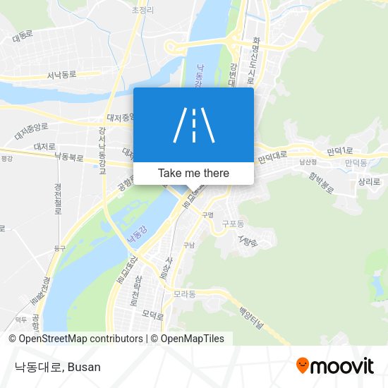 낙동대로 map