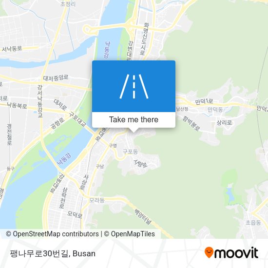 팽나무로30번길 map