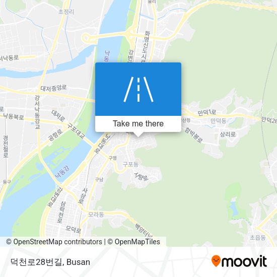 덕천로28번길 map