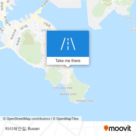 하리해안길 map