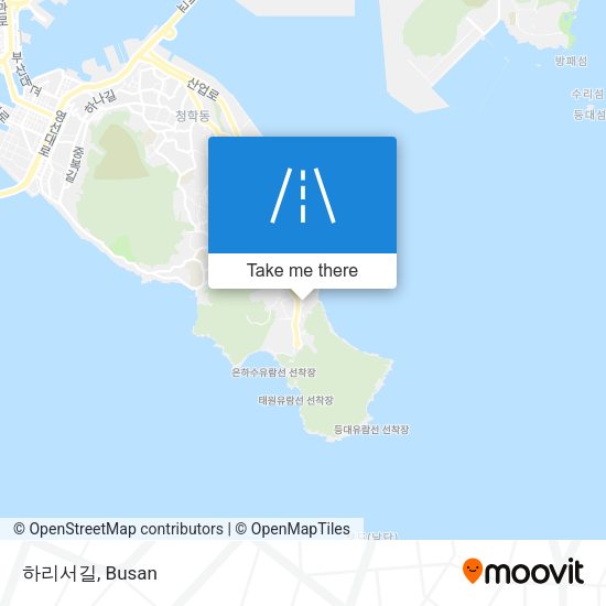 하리서길 map