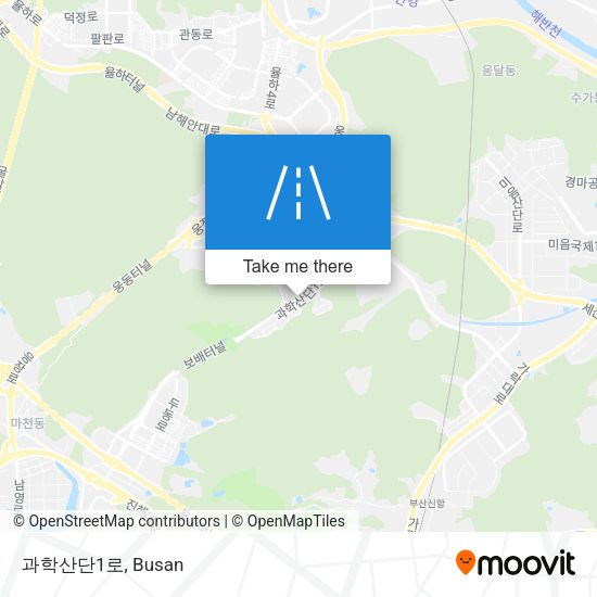과학산단1로 map