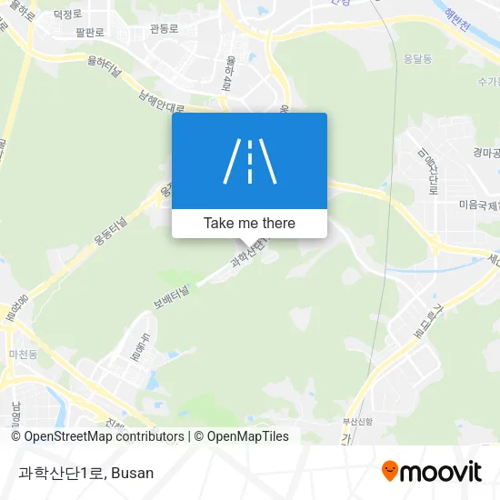 과학산단1로 map
