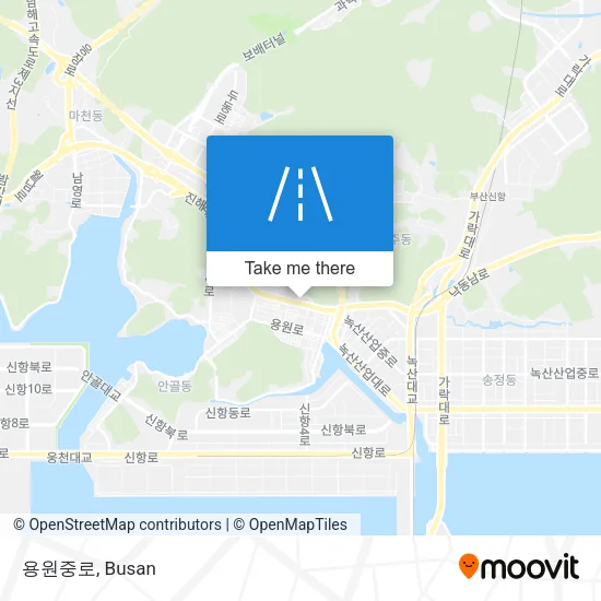 용원중로 map