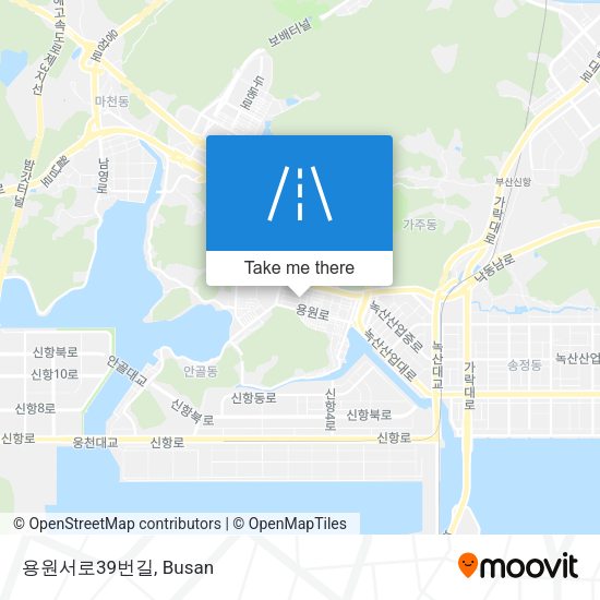용원서로39번길 map