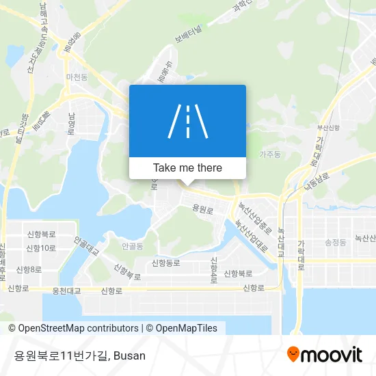 용원북로11번가길 map