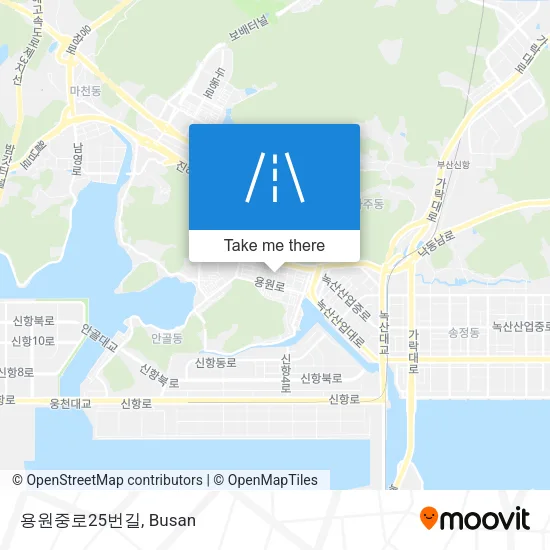 용원중로25번길 map