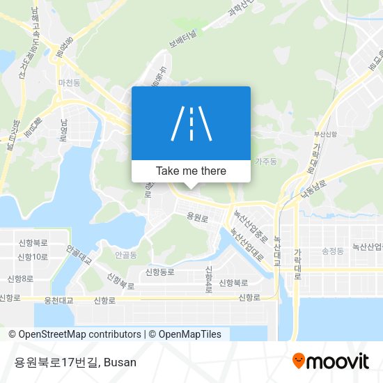 용원북로17번길 map