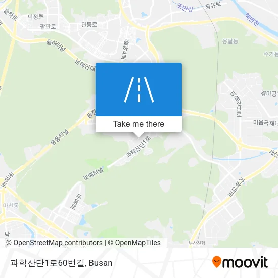 과학산단1로60번길 map
