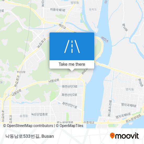 낙동남로533번길 map