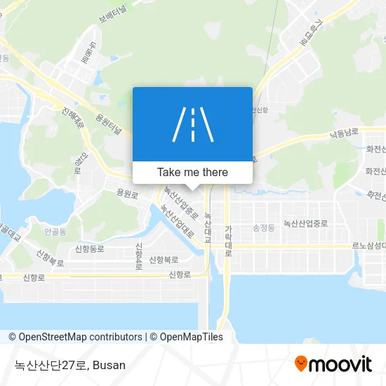 녹산산단27로 map