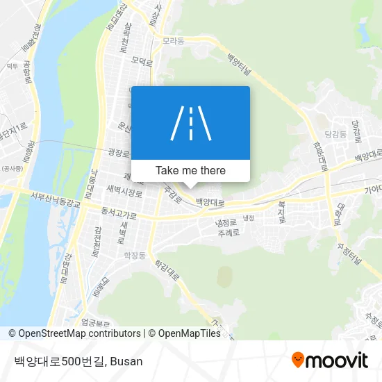 백양대로500번길 map