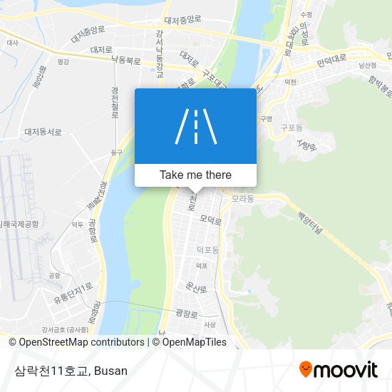 삼락천11호교 map