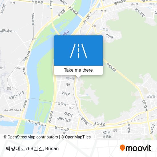 백양대로768번길 map