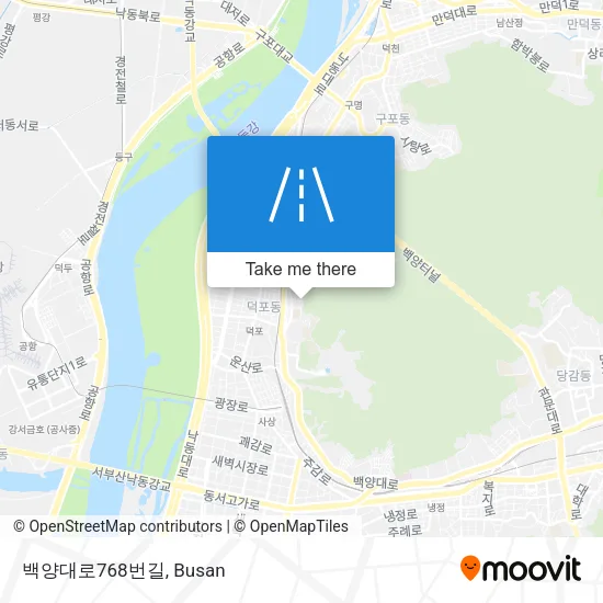 백양대로768번길 map