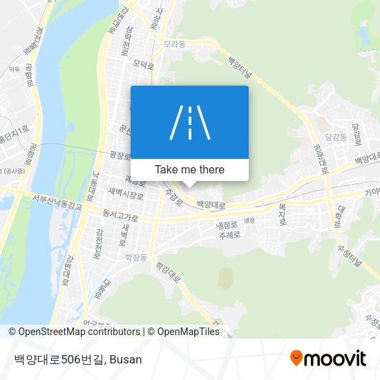 백양대로506번길 map