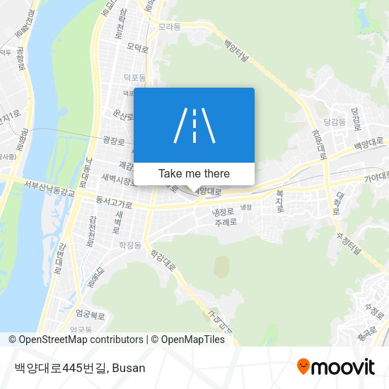 백양대로445번길 map