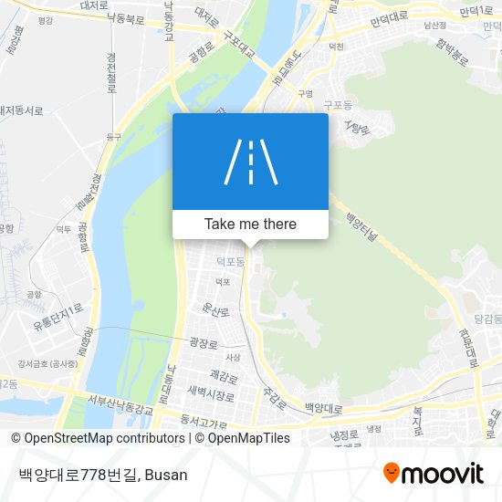 백양대로778번길 map