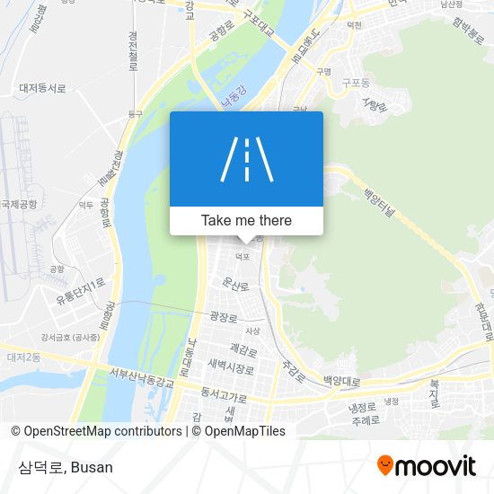 삼덕로 map